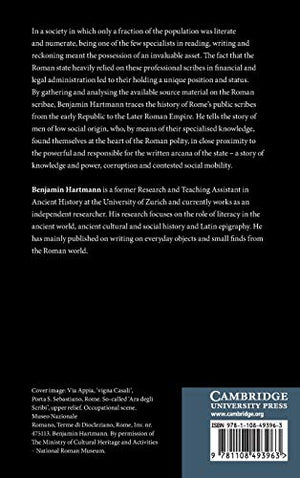 The Scribes of Rome: A Cultural and Social History of the Scribae,Used