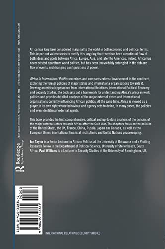 Africa in International Politics: External Involvement on the Continent (Routledge Advances in International Relations and Globa,New