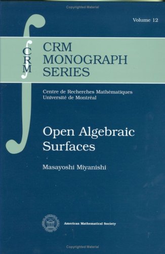 Open Algebraic Surfaces (Crm Monograph Series, 12),Used