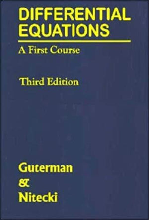 Differential Equations A First Course,Used
