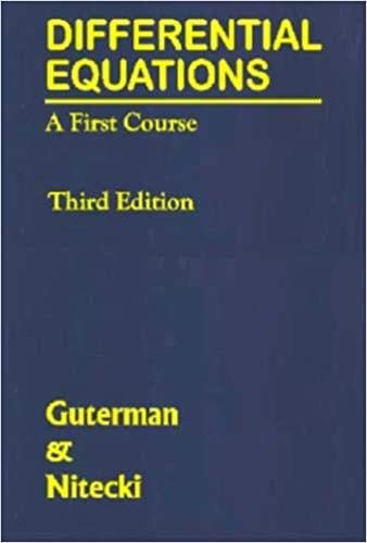 Differential Equations A First Course,Used