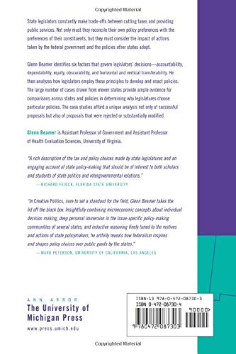 Creative Politics: Taxes and Public Goods in a Federal System,Used