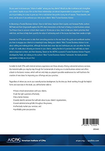 Becoming a Trusted Business Advisor: How To Add Value, Improve Client Loyalty, and Increase Profits,Used