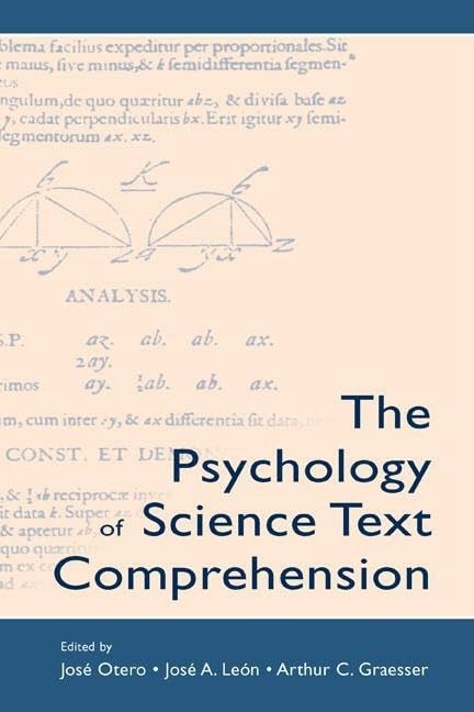 The Psychology Of Science Text Comprehension,Used