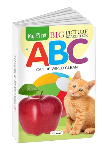 My First Big Picture Board Book Abc : Early Learning Book For Kids, Interactive Board Book For Toddlers, Educational Book For Toddlers, Baby First Learning Book