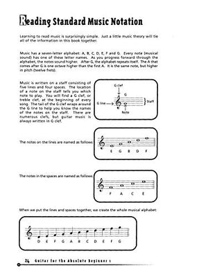Guitar for the Absolute Beginner, Book 1 (Absolute Beginner Series, Bk 1),Used