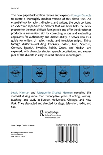 Foreign Dialects: A Manual For Actors, Directors, And Writers,Used