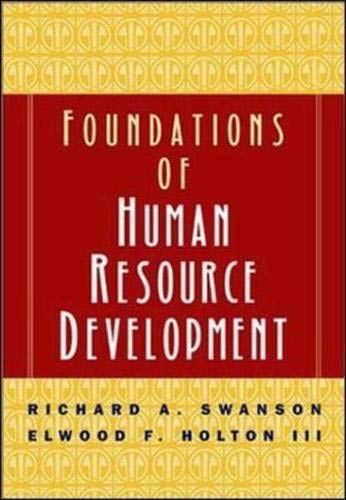 Foundations of Human Resource Development,Used