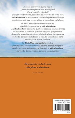 Biblia Vida abundante NTV (Spanish Edition),Used