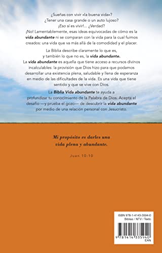 Biblia Vida abundante NTV (Spanish Edition),Used