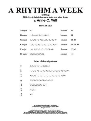 A Rhythm a Week (Based on A Rhythm a Day by Igor Hudadoff): Violin,Used