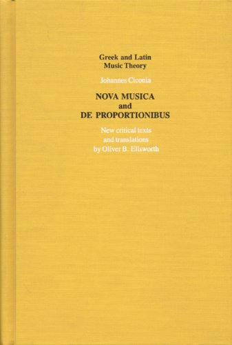 Nova Musica and De Proportionibus (Greek & Latin Music Theory) (English, Latin and Latin Edition),Used