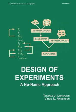 Design Of Experiments: A Noname Approach (Lecture Notes In Pure And Applied Mathematics)