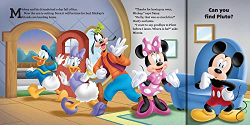 Studio Fun International Disney Mickey Mouse Funhouse: Good Night, Mickey! 8x8 Book with Flaps
