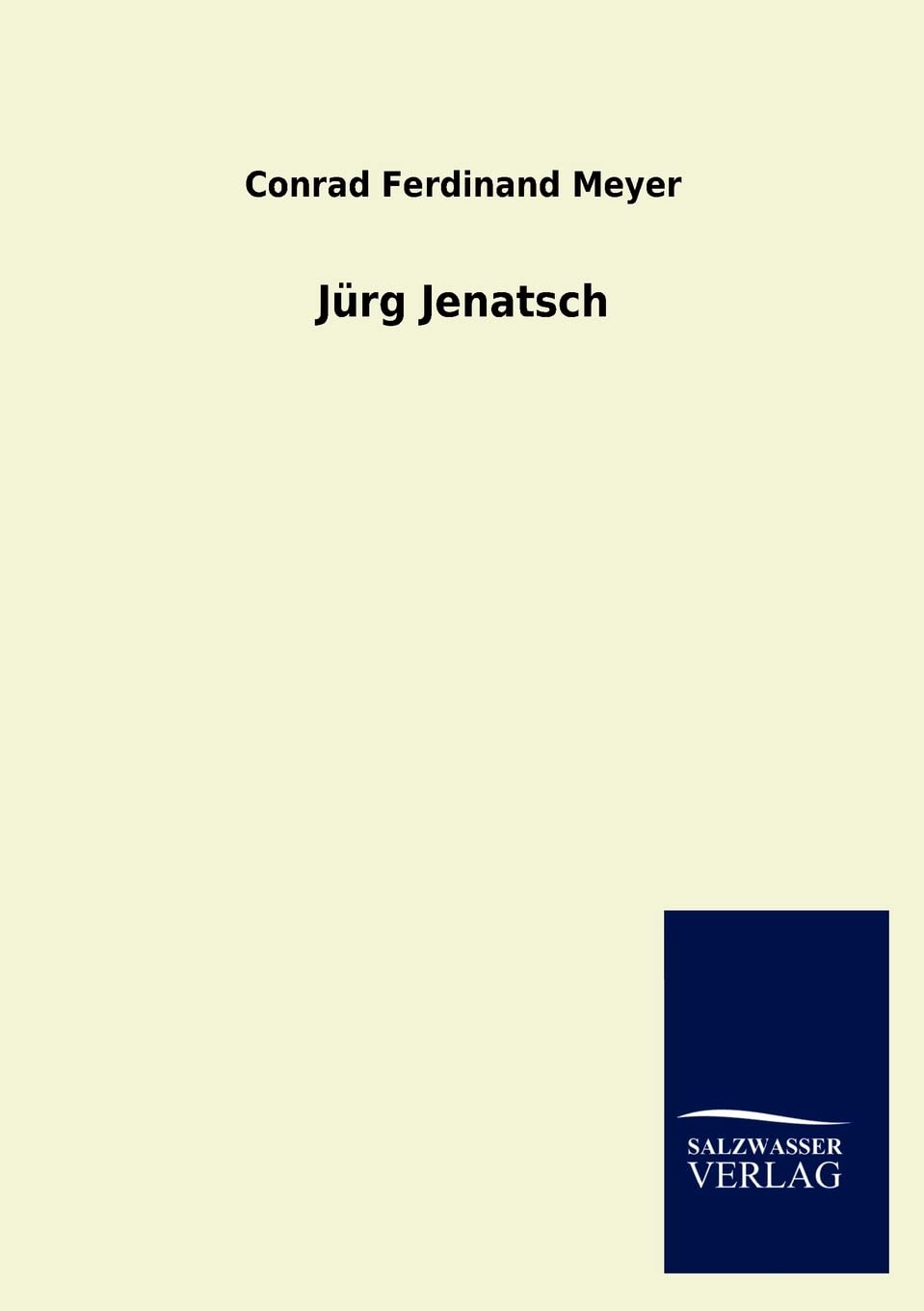 J RG Jenatsch (German Edition),Used