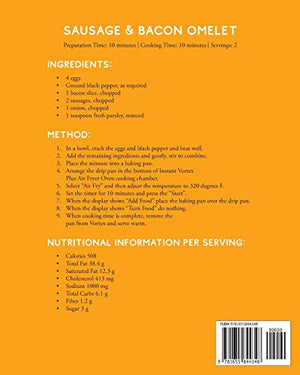 Instant Vortex Air Fryer Oven Cookbook: Easy and Healthy Recipes to Air Fryer, Roasting, Broiling, Baking, Reheating, Dehydratin,Used