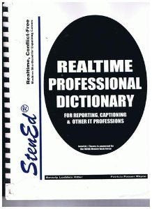 Stened's Realtime Professional Dictionary for Stenotypists, Revised Edition,Used