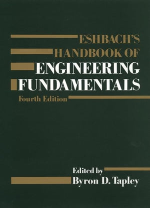 Eshbach's Handbook of Engineering Fundamentals, 4th Edition,Used