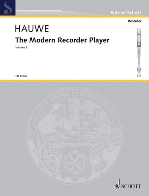 The Modern Recorder Player: Treble Recorder  Volume 3,New