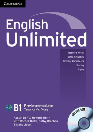 English Unlimited Preintermediate Teacher's Pack (Teacher's Book with DVDROM),Used