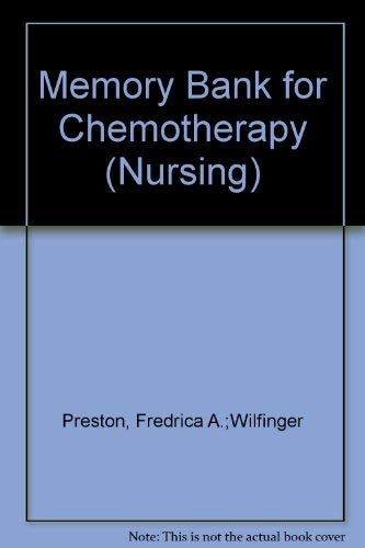 Memory Bank for Chemotherapy (The Jones and Bartlett Memory Bank),Used