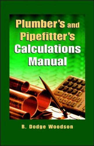 Plumber'S And Pipefitters Calculations Manual-new