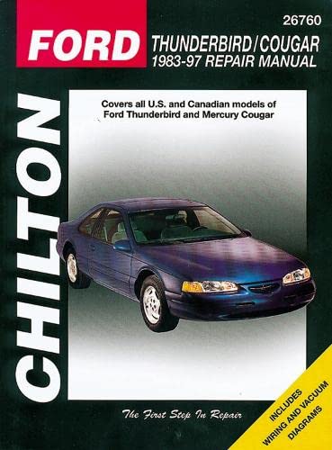 Ford Thunderbird And Cougar, 198397 (Chilton Total Car Care Series Manuals),Used