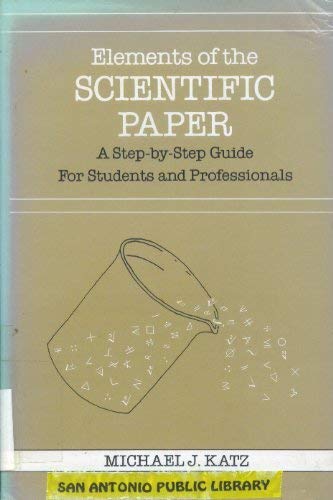 Elements of the Scientific Paper,Used