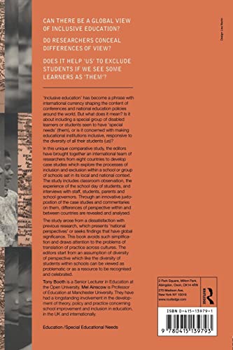 From Them to Us: An International Study of Inclusion in Education (1468),Used
