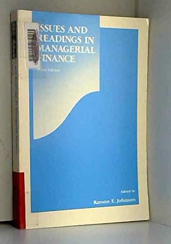 Issues And Readings In Managerial Finance (Dryden Press Series In Management),Used