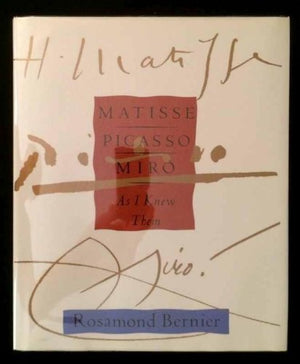Matisse, Picasso, Miroas I Knew Them,Used