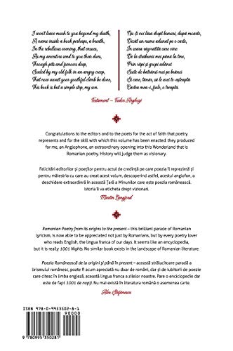 Romanian Poetry from its Origins to the Present: A Bilingual Anthology,Used