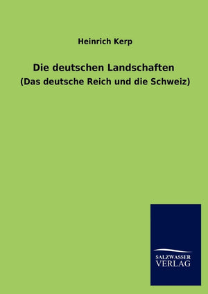 Die deutschen Landschaften (German Edition),Used