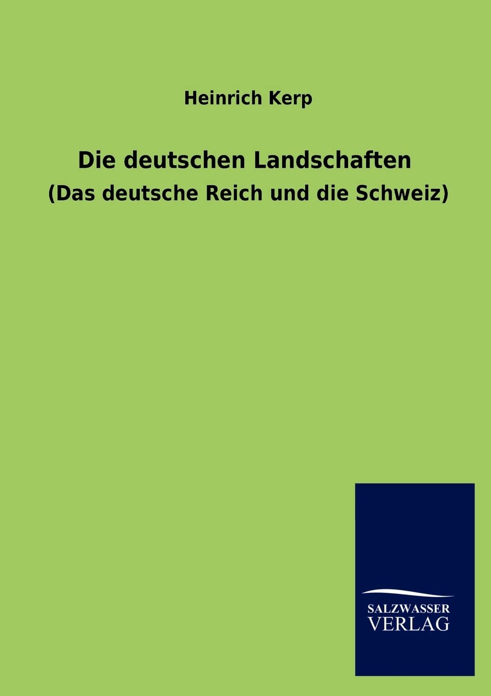 Die deutschen Landschaften (German Edition),Used