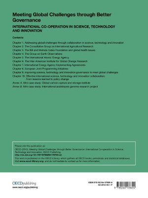 Meeting Global Challenges Through Better Governance: International CoOperation in Science, Technology and Innovation,Used