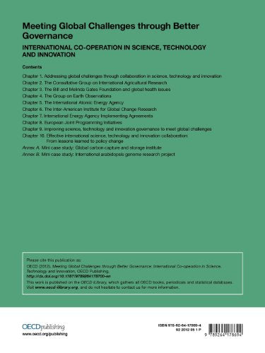 Meeting Global Challenges Through Better Governance: International CoOperation in Science, Technology and Innovation,Used