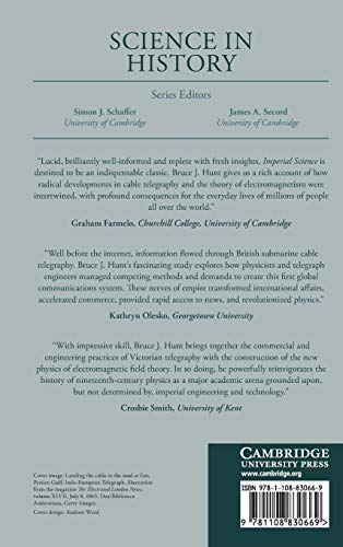 Imperial Science: Cable Telegraphy and Electrical Physics in the Victorian British Empire (Science in History),Used