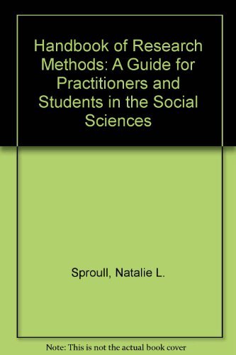 Handbook of Research Methods,Used