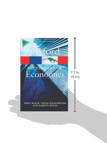A Dictionary Of Economics (Oxford Quick Reference),Used