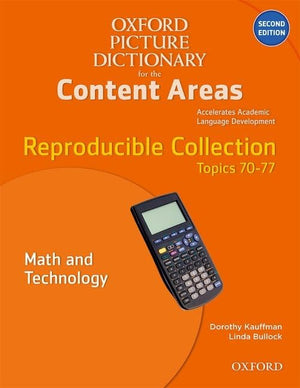 Oxford Picture Dictionary For The Content Areas Reproducible: Math And Technology