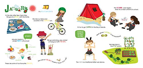 A Kiwi Year: Twelve Months in the Life of New Zealand's Kids (A Kids' Year),Used