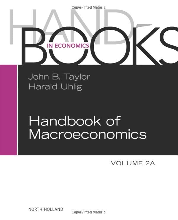Handbook of Macroeconomics (Volume 2A),Used
