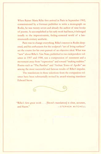 New Poems: A Revised Bilingual Edition,New