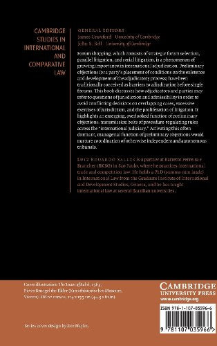 Forum Shopping in International Adjudication: The Role of Preliminary Objections (Cambridge Studies in International and Compara,Used