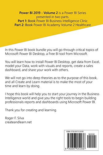 Power BI 2019  Volume 2: Power BI  Business Intelligence Clinic + Power BI Academy vol. 2  Healthcare (Power BI Series),Used