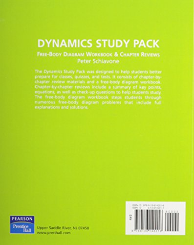 Engineering Mechanics: Dynamics Study Guide,Used