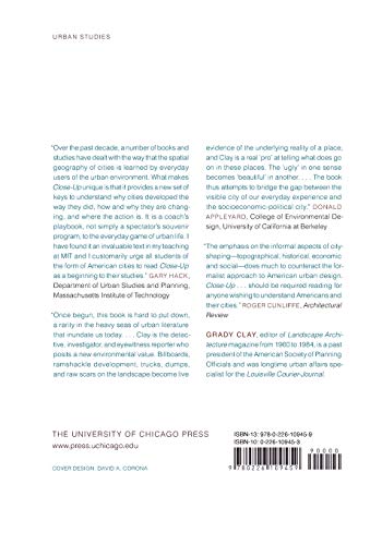 CloseUp: How to Read the American City (Phoenix Book; P863),Used