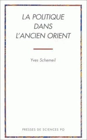 La politique dans l'ancien Orient,Used
