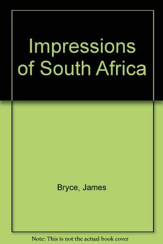 Impressions of South Africa.,Used