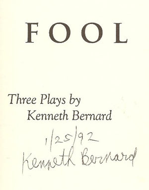 Curse of Fool: Three Plays,Used